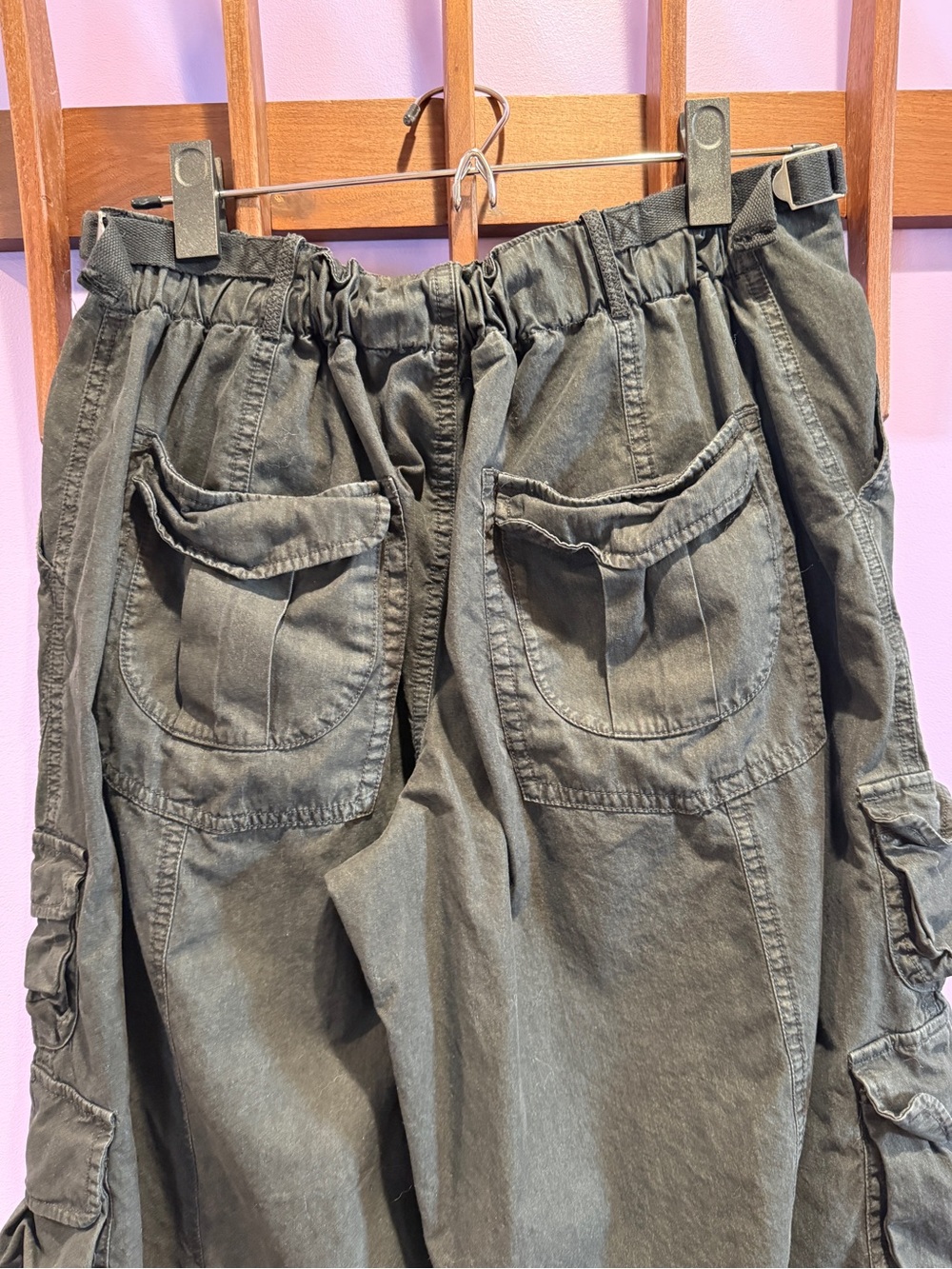free people movement charmer utility pants black S - Picture 7 of 9